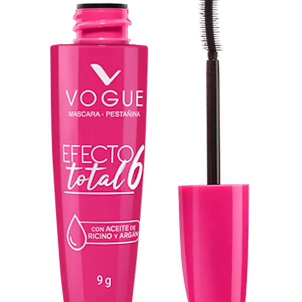 Vogue Pestañina Fucsia Efecto Total 6