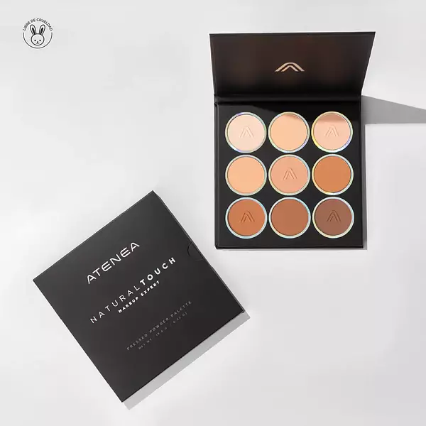 Atenea Profesional Paleta De Polvos X9 Natural Touch