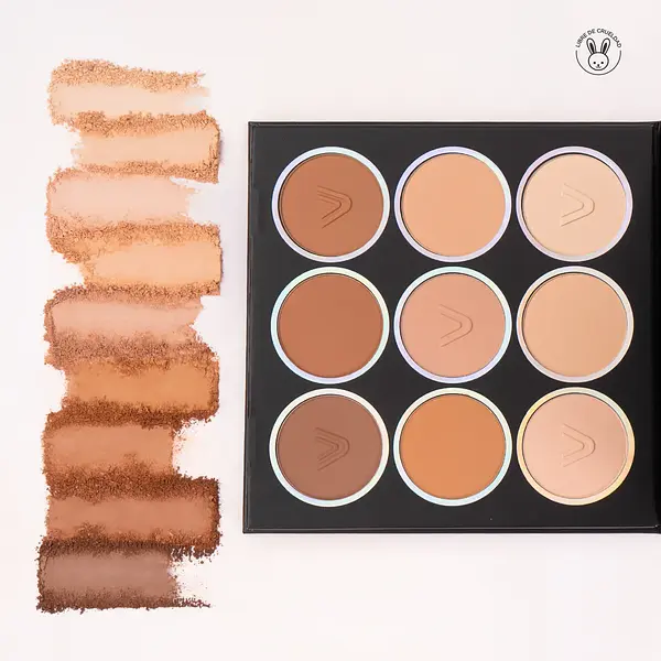 Atenea Profesional Paleta De Polvos X9 Natural Touch