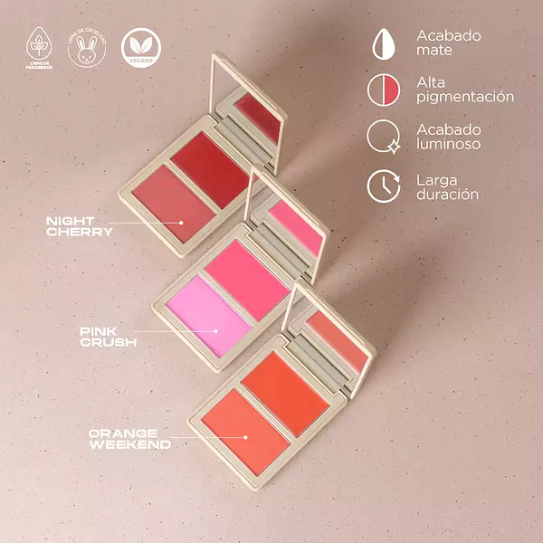 Atenea Profesional Duo De Rubor En Crema Y Compacto Allure