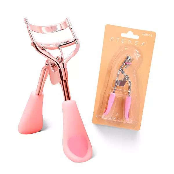 Atenea Profesional Encrespador Mango Rosado Corazón He113-1