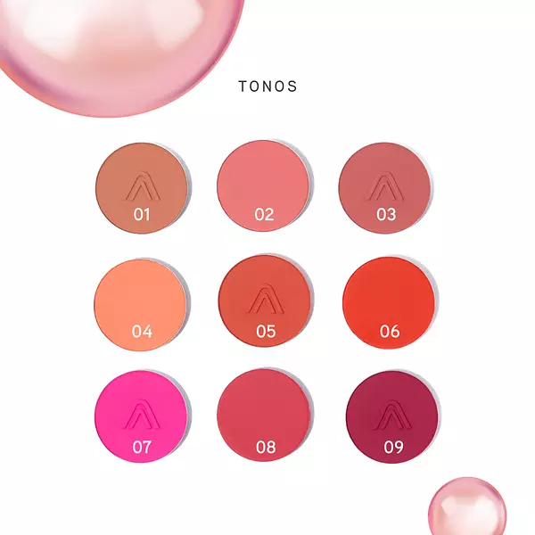 Atenea Profesional Paleta De Rubores X9