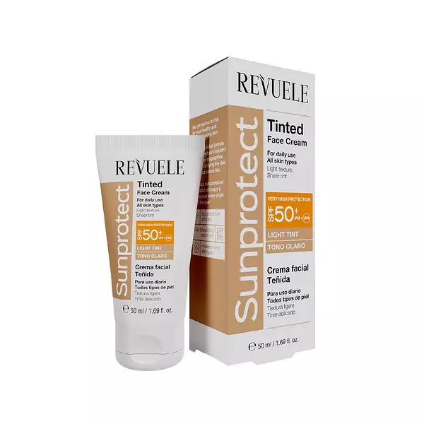 Revuele Crema Facial Con Protector Solar Tono Claro Spf50+