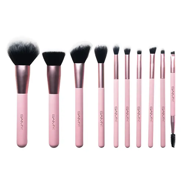 Samy Set De Brochas X10 Pink Glam