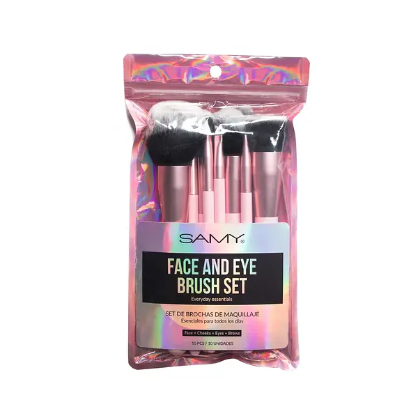 Samy Set De Brochas X10 Pink Glam