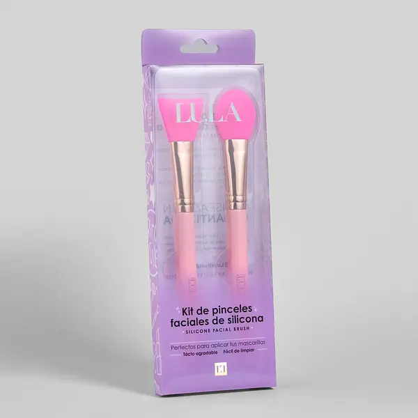 Lula Set De Brochas Silicona X2 Pcs