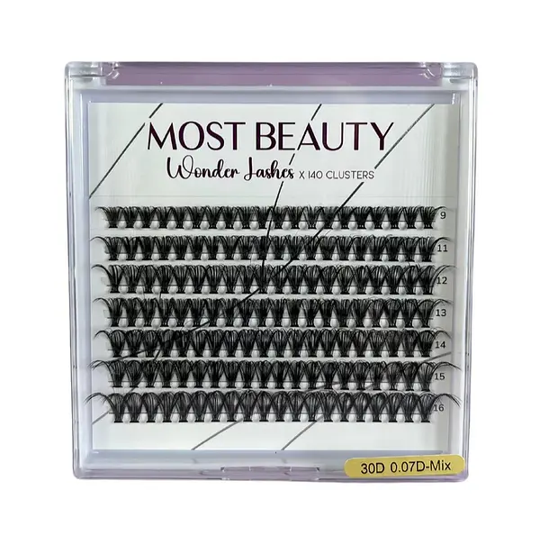 Most Beauty Pestañas Cluster X140 Mix 9-16mm