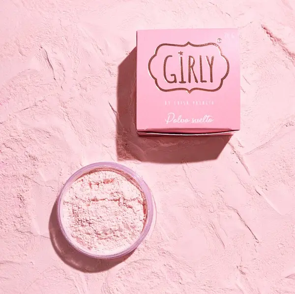 Girly Polvo Suelto Rosado