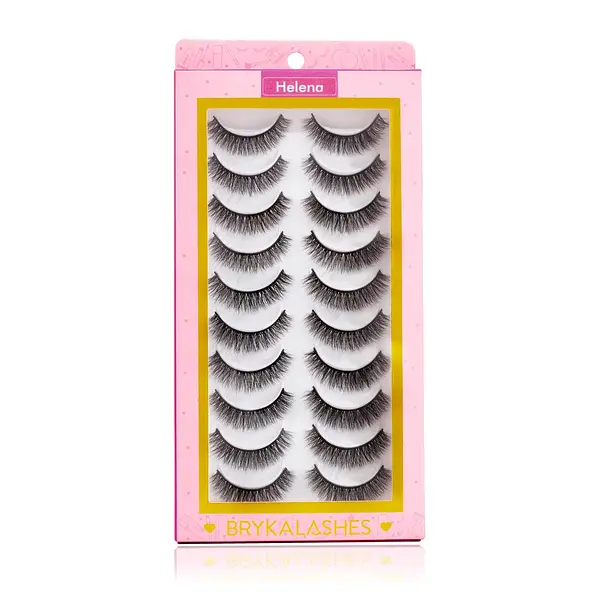 Bryka Lashes Set De Pestañas X10 Ref Helena