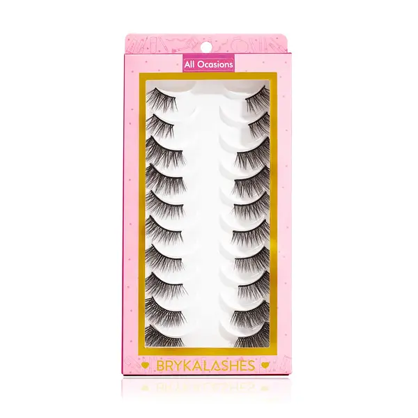 Bryka Lashes Set De Pestañas X10 Ref All Occasions