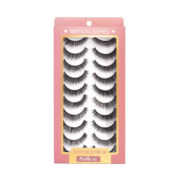 Bryka Lashes Set De Pestañas X10 Ref Fluffy Xs