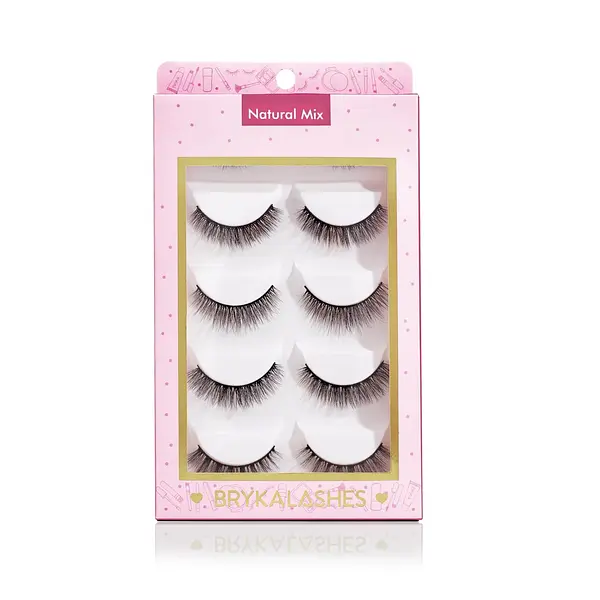 Bryka Lashes Set De Pestañas X5 Ref Natural Mix