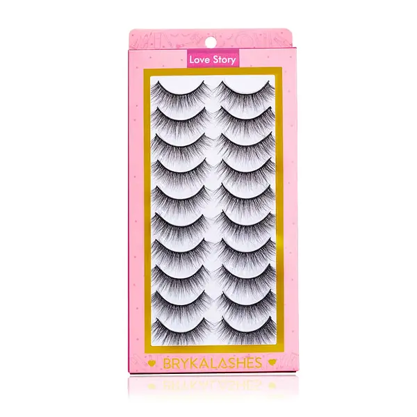 Bryka Lashes Set De Pestañas X10 Ref Love Story