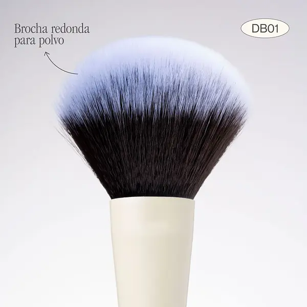 Atenea Profesional Duo Glam Db01 Brocha Polvo/Rubor