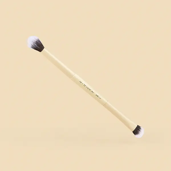 Atenea Profesional Duo Glam Db12 Brocha Plana Crema/Difumina