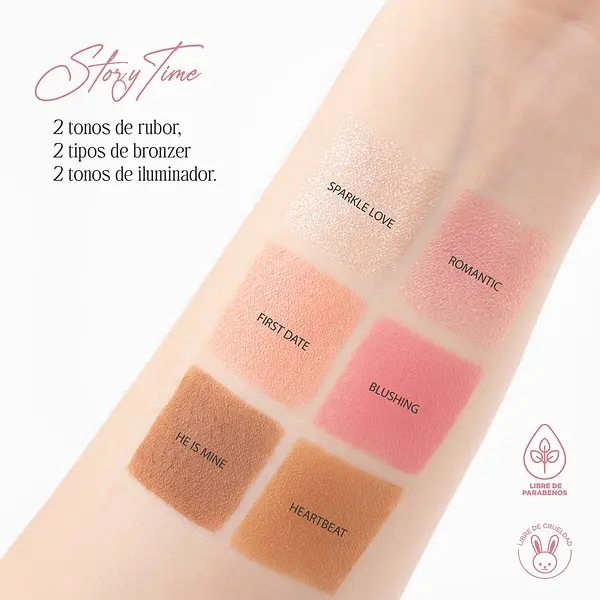 Atenea Profesional Paleta De Sombras Storytime