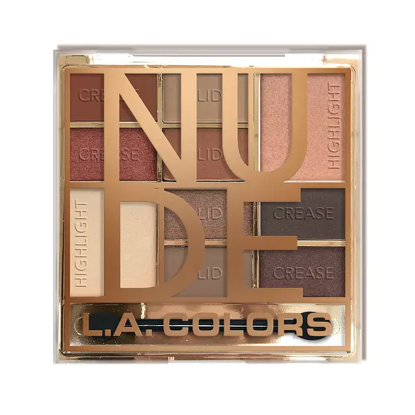 L.A Colors Paleta De Sombras Nude Ces135