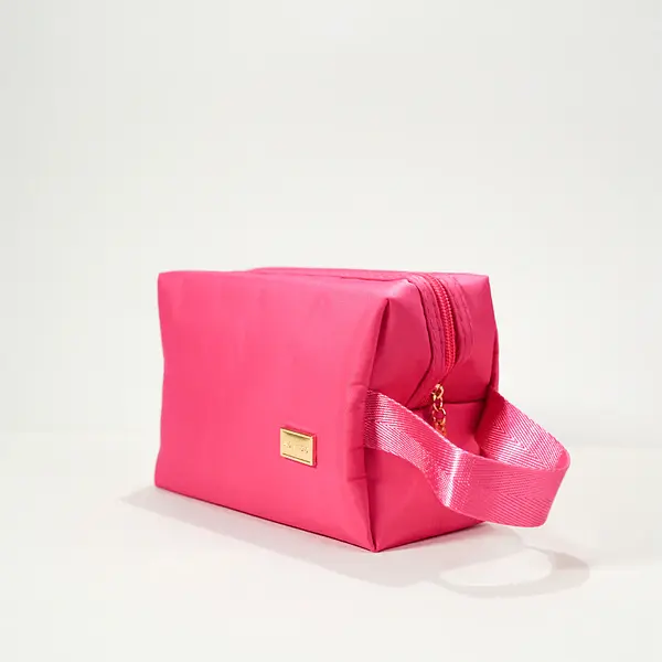 Montoc Cosmetiquera Nylon Rosada Mn0155